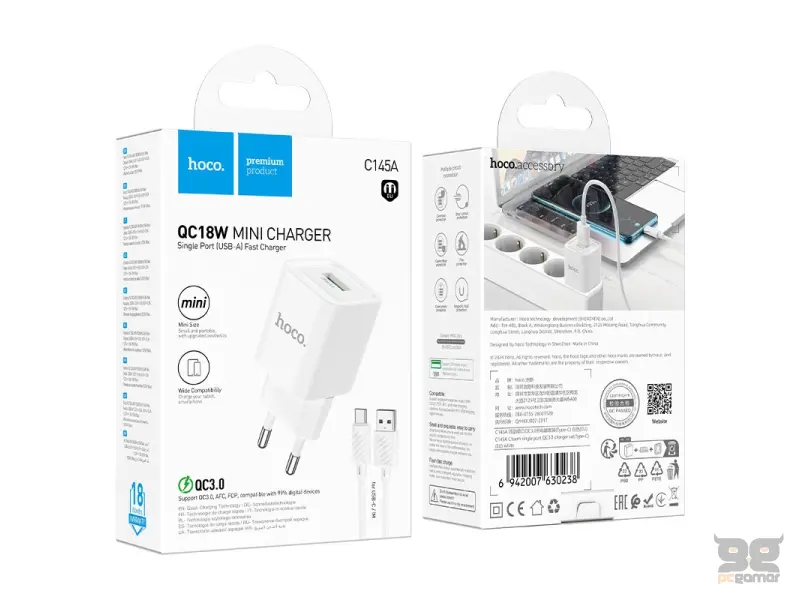 HOCO ADAPTER C145A TYPEC 3.0