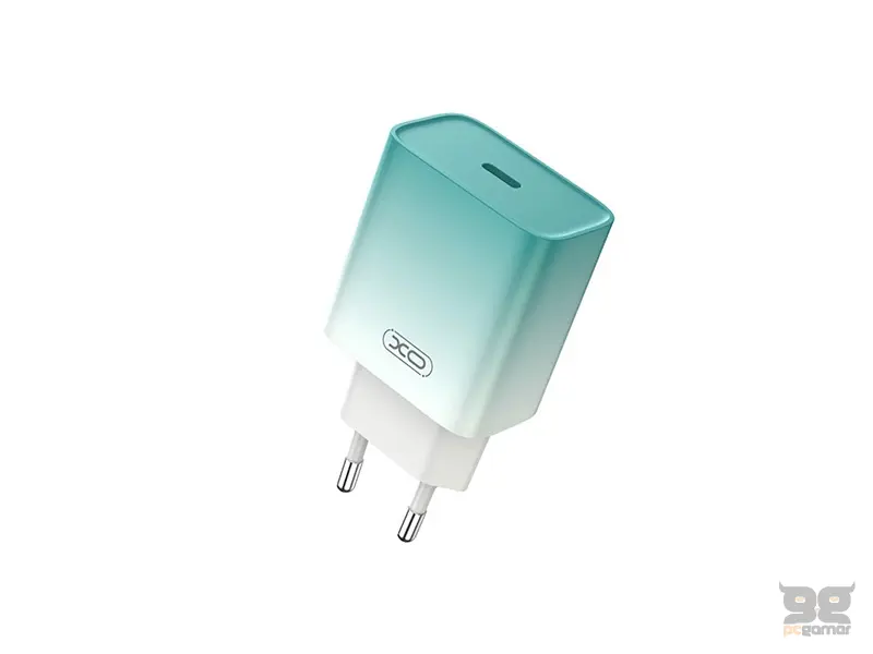 XO Brzi punjac USB-C 30W CE18, plavi