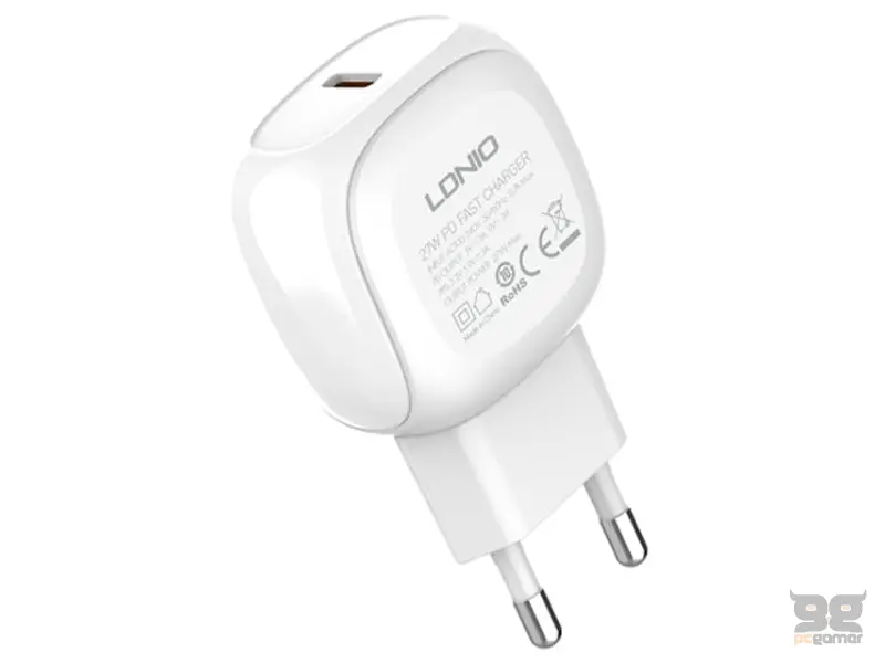 LDNIO A1206C Tip C 27W punjač beli 