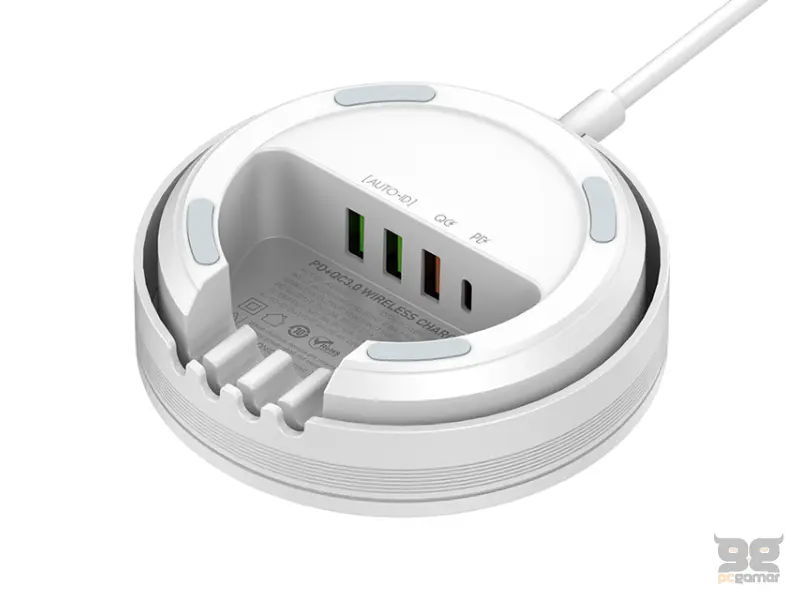 LDNIO AW003 5u1 Desktop QC Wireless 32W Punjač 