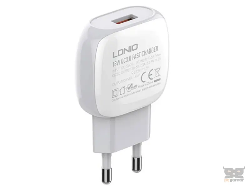 LDNIO A1306Q QC 3.0 18W punjač + kabl Micro 