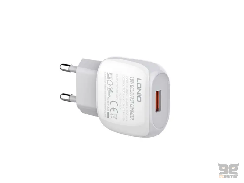 LDNIO A1306Q QC 3.0 18W punjač + kabl za iPhone 