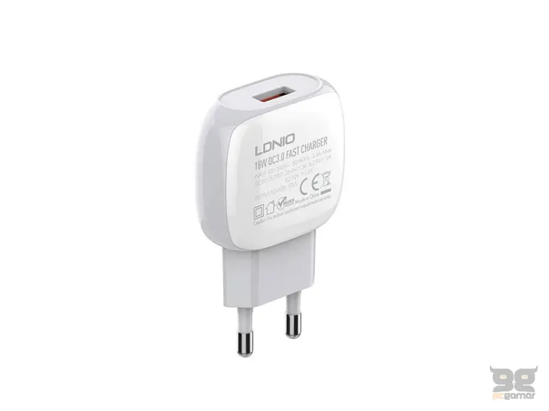 LDNIO A1306Q QC 3.0 18W punjač + kabl za iPhone 
