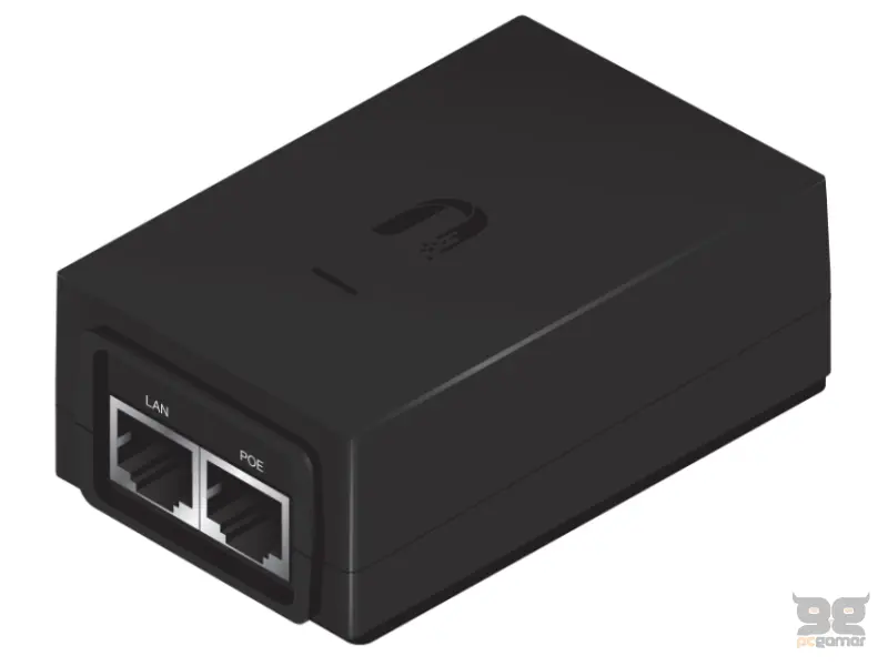 UBIQUITI PoE 48V DC 0.5A adapter for Carrier Instalations/earth grounding/ESD protection (POE-48-24W-G) 