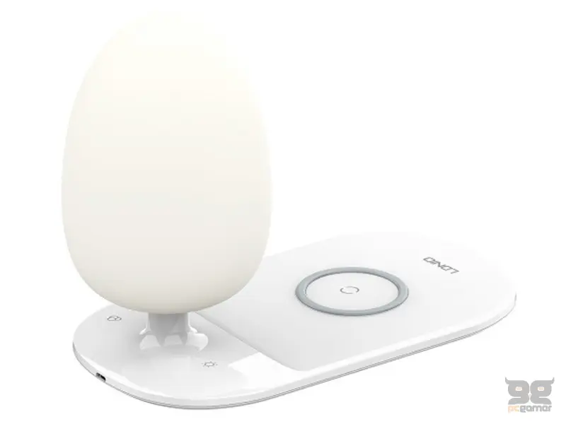 LDNIO Y3 RGB Stona Lampa sa Wireless punjenjem bela 