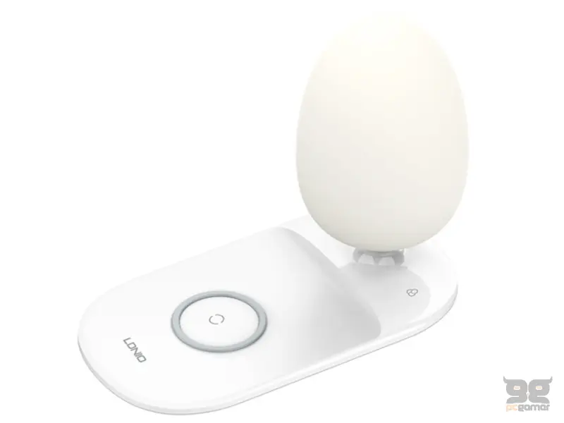 LDNIO Y3 RGB Stona Lampa sa Wireless punjenjem bela 