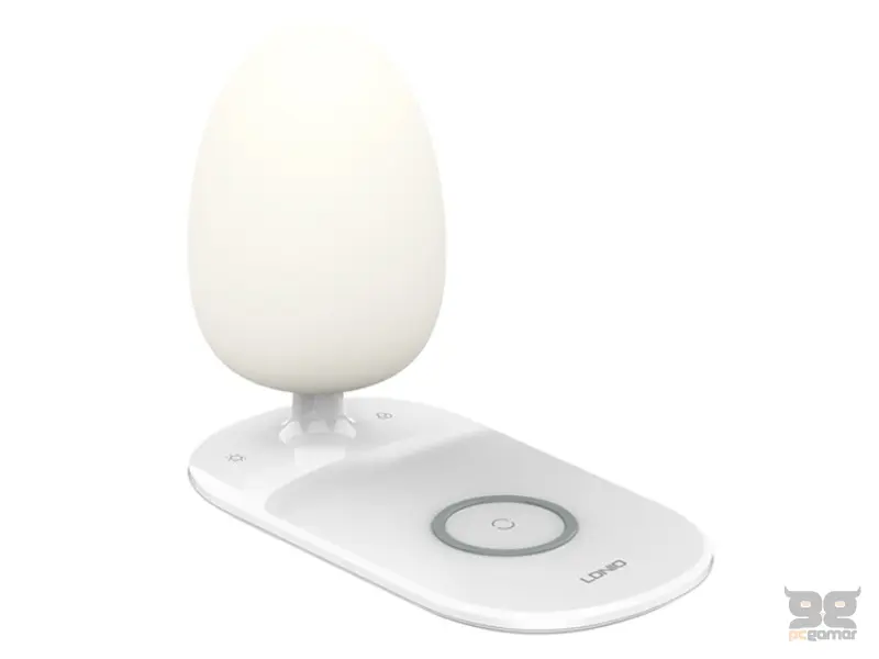 LDNIO Y3 RGB Stona Lampa sa Wireless punjenjem bela 
