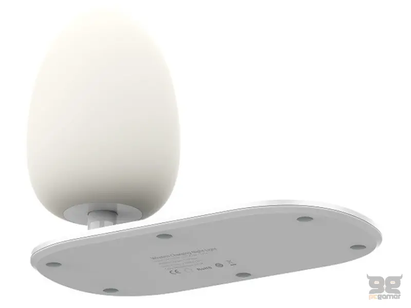 LDNIO Y3 RGB Stona Lampa sa Wireless punjenjem bela 