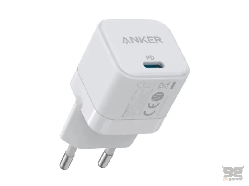 ANKER Cube PowerPort III 20W USB-C zidni punjač, beli 