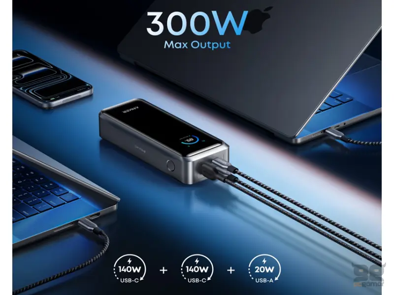 ANKER Prime 26250mAh, 300W, Power Bank crni 