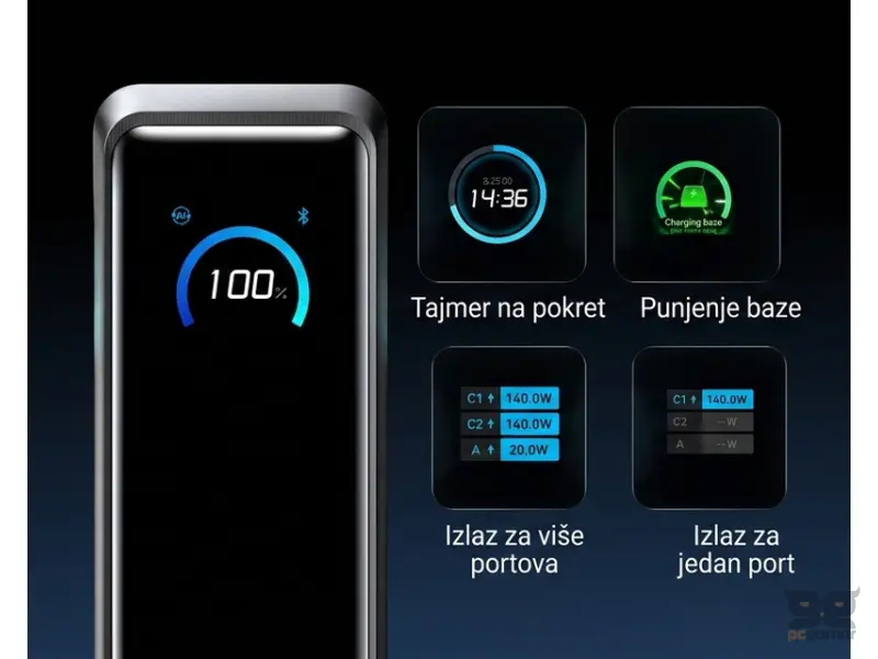 ANKER Prime 26250mAh, 300W, Power Bank crni 