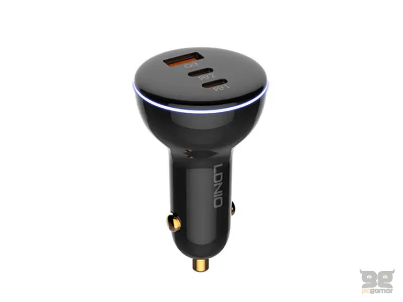 LDNIO C102 160W Auto punjač crni 