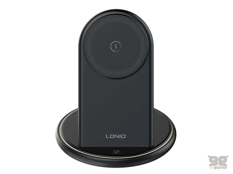 LDNIO WL02 5u1 Wireless 30W Punjač crni 