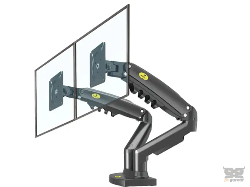 NB ERGONOMIC F160 Zglobni stoni nosač za dva monitora 17-27 inča 