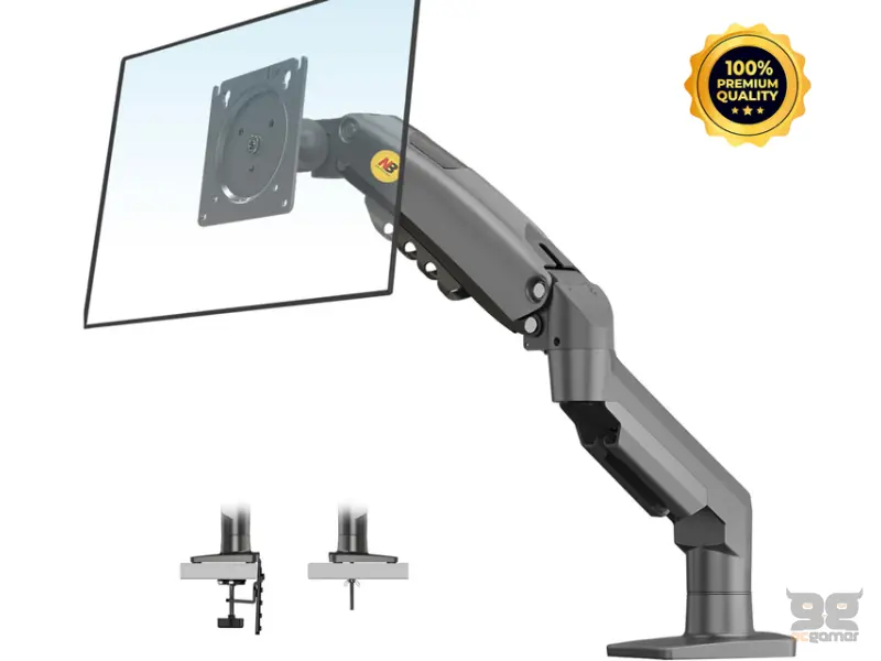 NORTH BAYOU F80 stoni nosač za monitor mat crni 17-30 inča 