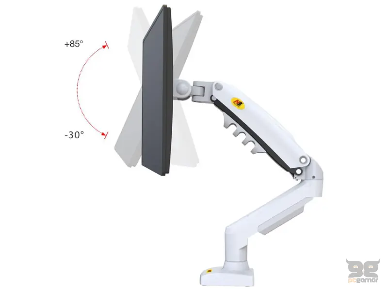 NORTH BAYOU F80 stoni nosač za monitor beli 17-30 inča 