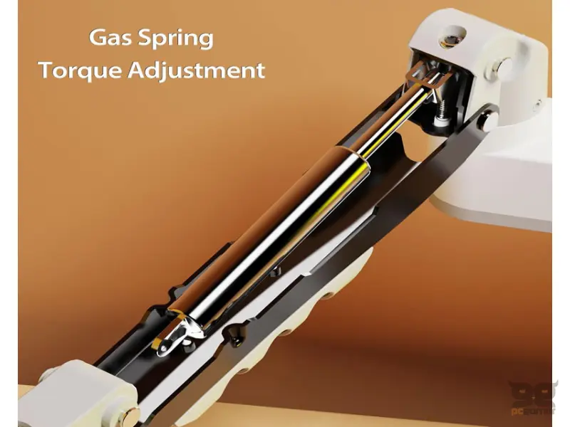 NORTH BAYOU H180 stoni nosač za dva monitora beli 17-27 inča 