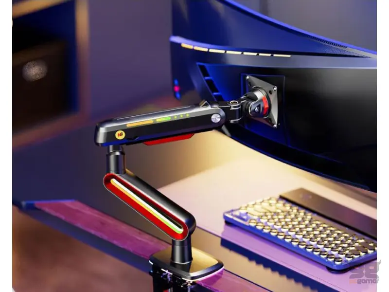 NORTH BAYOU L60 Gaming stoni nosač za monitor mat crni 