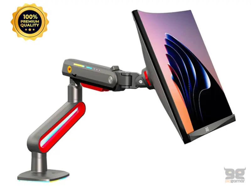 NORTH BAYOU L60 Gaming stoni nosač za monitor mat crni 