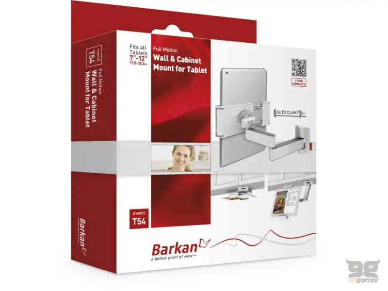 BARKAN T54 Univerzalni zidni nosač za tablet 7 do 12 inča 