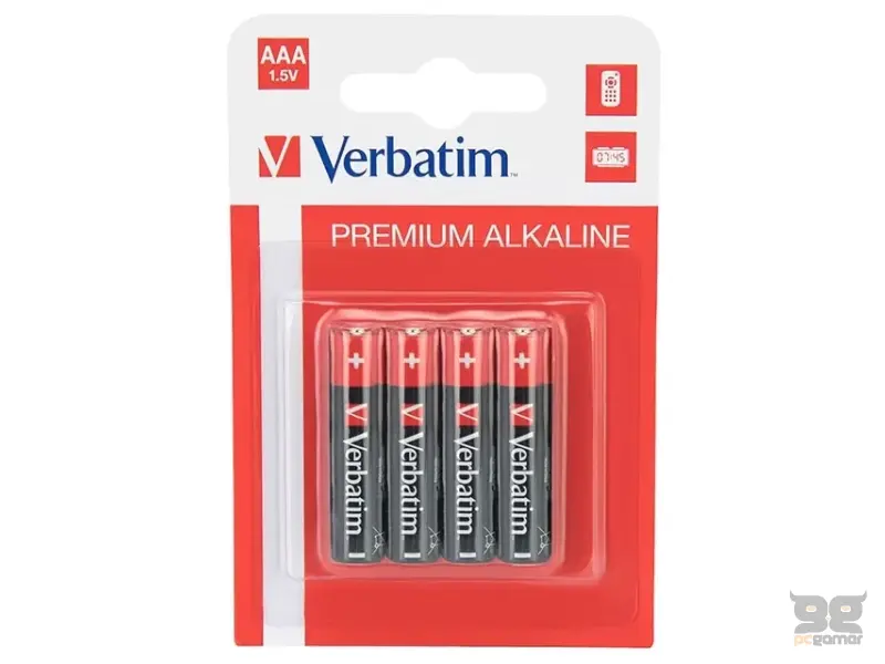 VERBATIM Baterije AAA LR03 1,5V 49920-46 4kom 