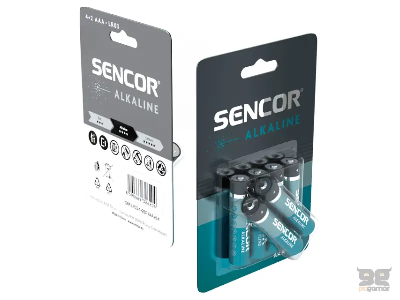 SENCOR SBA LR03 (4+2 kom) AAA alkalne baterije 