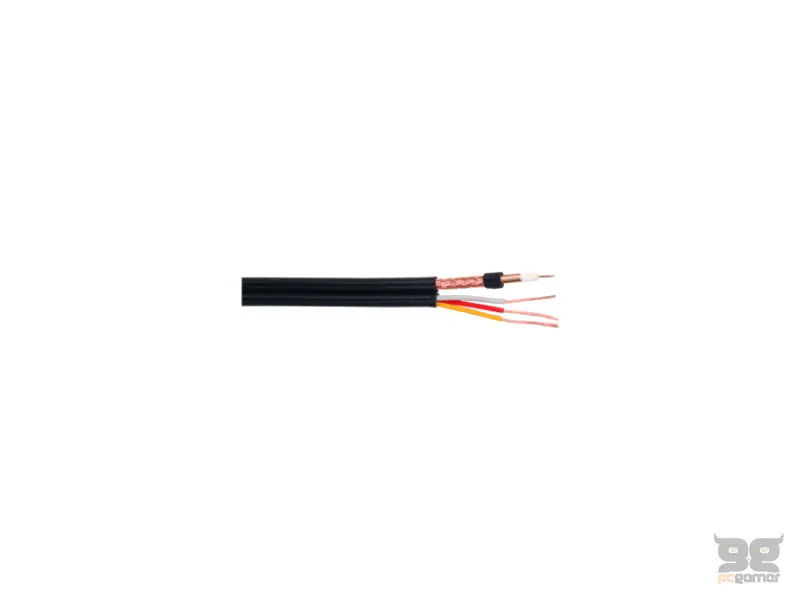 DAHUA PFM941I-RG59N/21-100 Koaksijalni kabl sa naponskim kablom crni 100m 