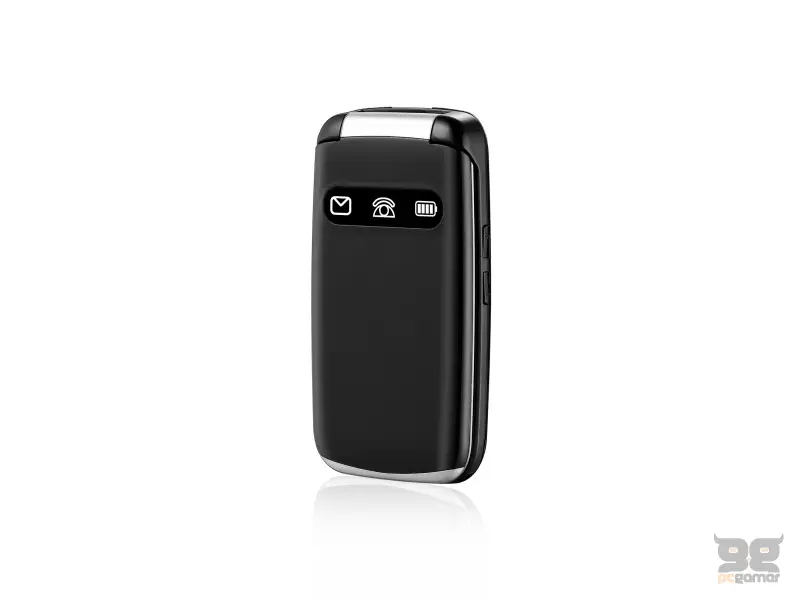 MeanIT Mobilni telefon SENIOR Flip Max-Crni