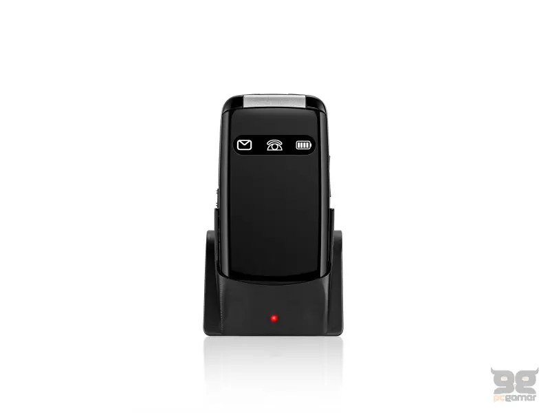 MeanIT Mobilni telefon SENIOR Flip Max-Crni