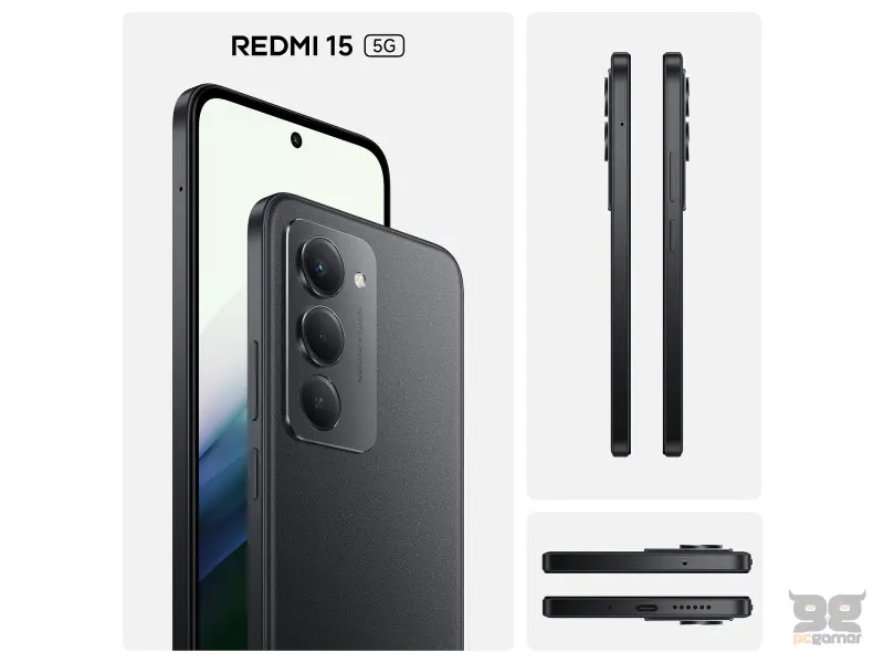 XIAOMI Redmi 15 5G 4GB/128GB, crni