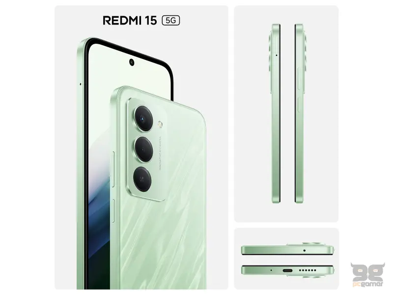 XIAOMI Redmi 15 5G 4GB/128GB, zelena