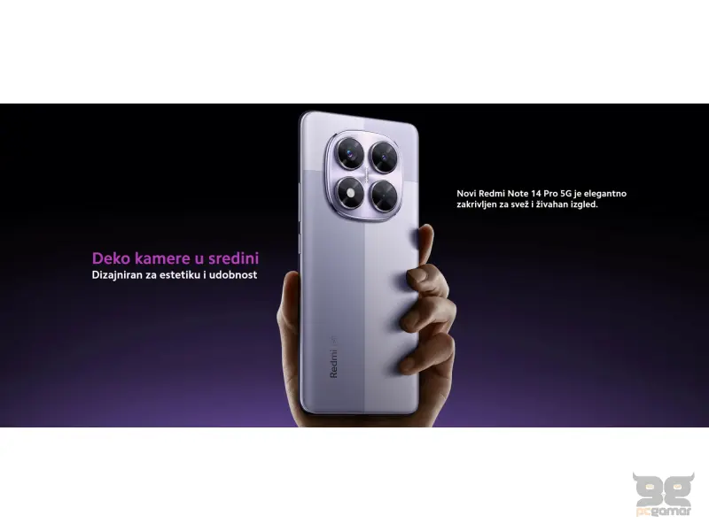 REDMI NOTE 14 PRO 5G - 8+256GB PURPLE