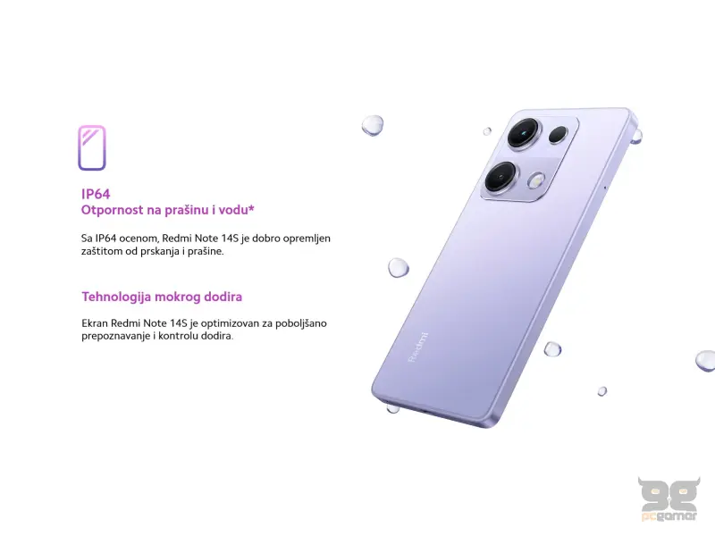 REDMI NOTE 14S - 8+256GB PURPLE