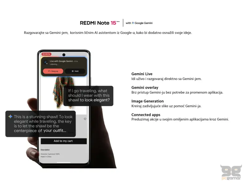 Redmi Note 15 - 8+256GB Black