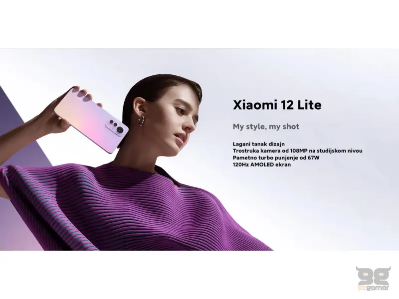 Xiaomi 12 Lite 8+128GB Black