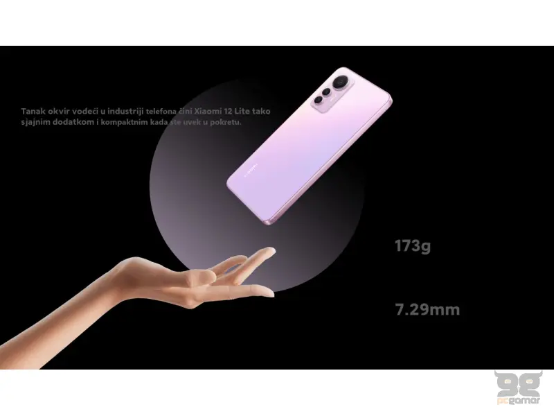 Xiaomi 12 Lite 8+128GB Black