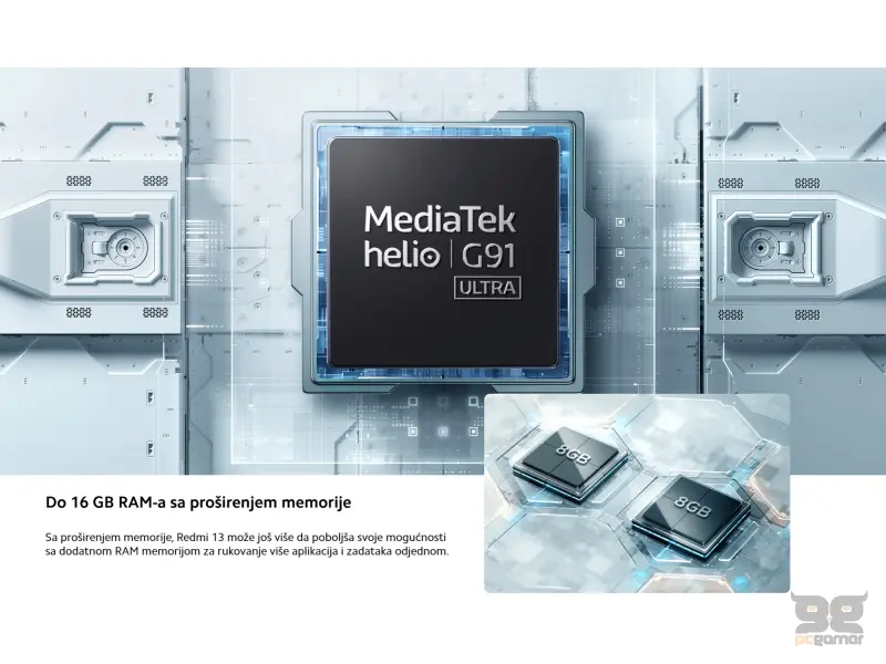 REDMI 13 - 6+128GB MIDNIGHT BLACK