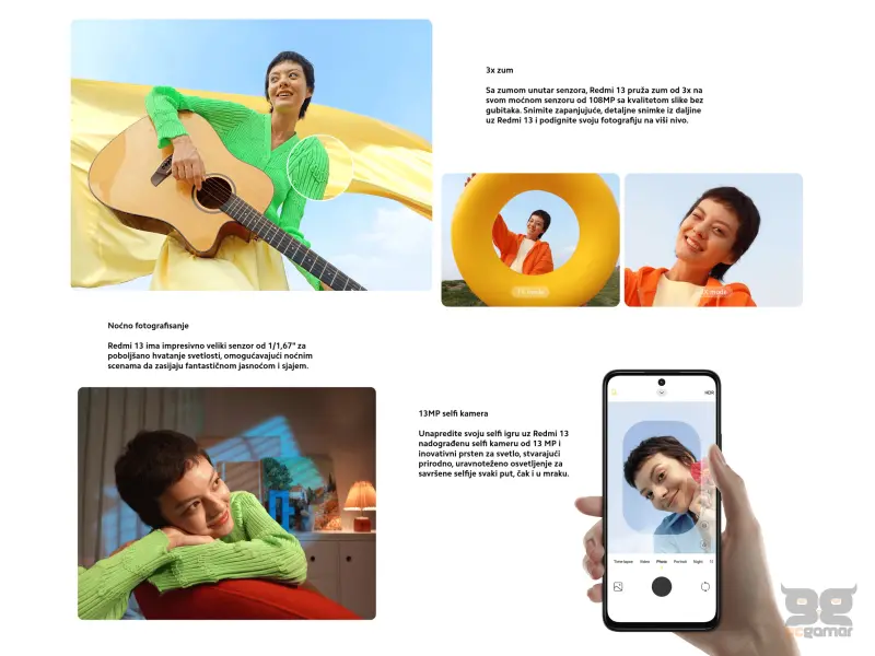 REDMI 13 - 6+128GB MIDNIGHT BLACK