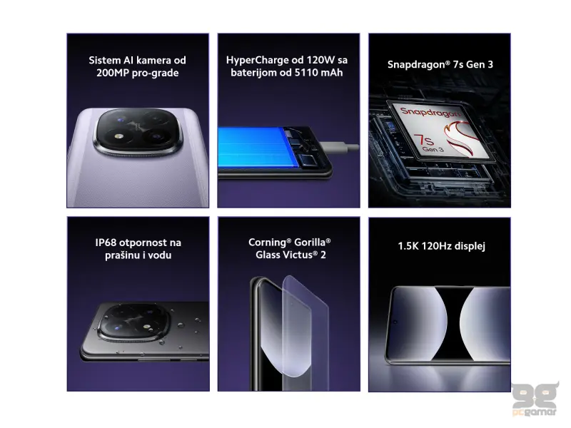 REDMI NOTE 14 PRO+ 5G - 8+256GB BLACK