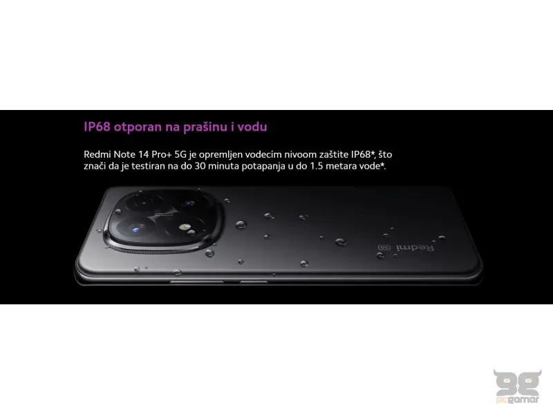 REDMI NOTE 14 PRO+ 5G - 8+256GB BLACK