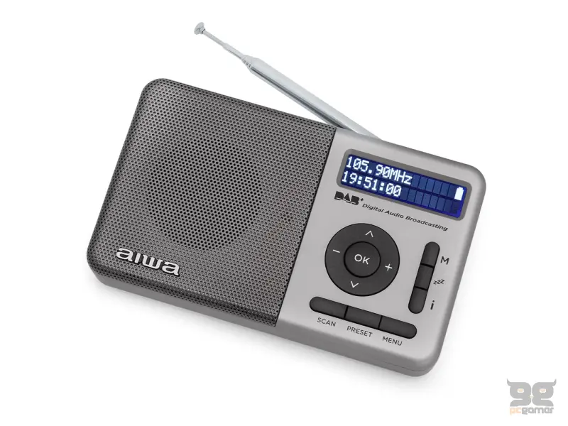 AIWA RD40-DAB RADIO SILVER