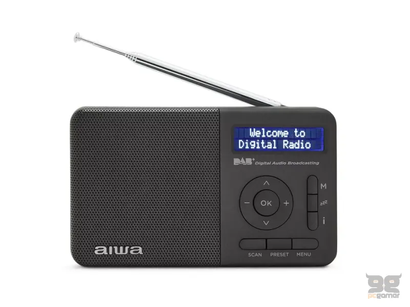 Aiwa RD-40DAB Digital Portable Radio Black
