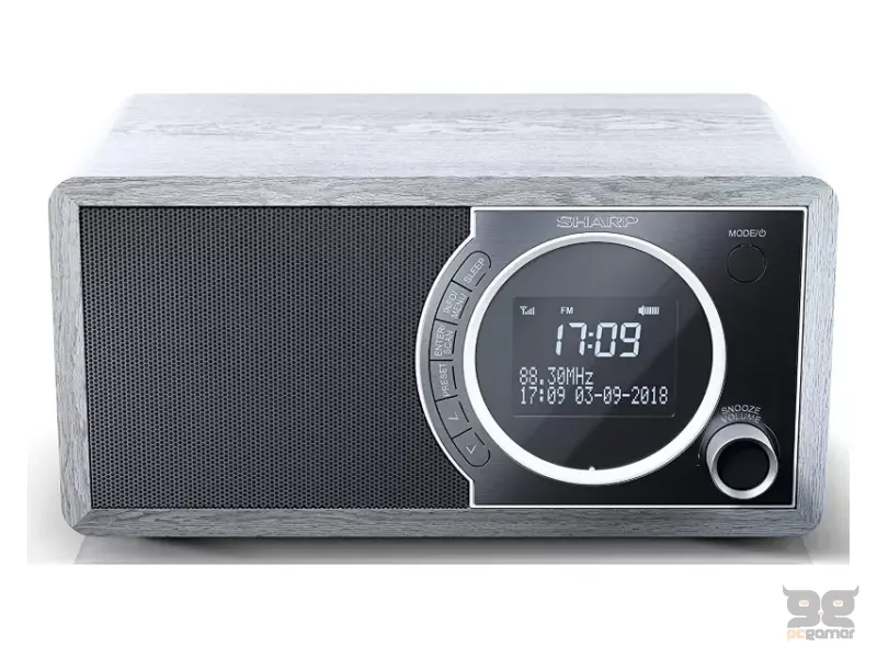 SHARP DR-450GR Digitalni bluetooth radio Srebrni