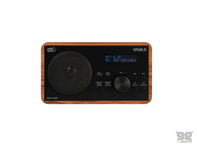 VIVAX DW-2 DAB WALNUT