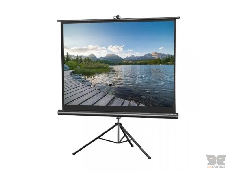 Lexin Platno za projektor LEXIN TD8484M tripod 213x213 1:1, 213X213CM, SA STALKOM, MAT BELA