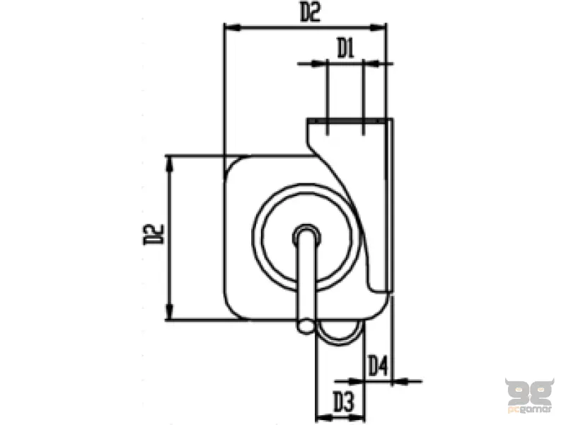 VEGA EL S 240 električno platno sa daljinskim upravljačem 
