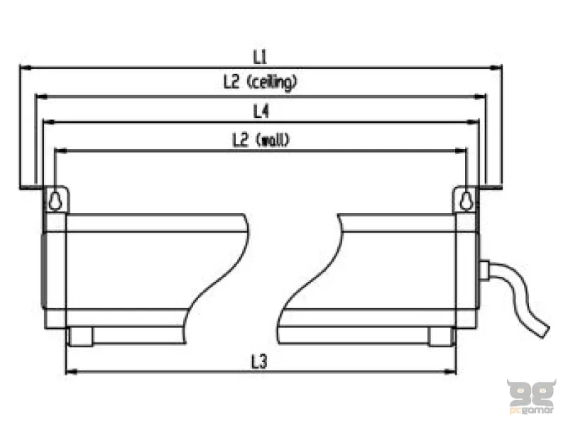 VEGA EL W 200 električno platno sa daljinskim upravljačem 
