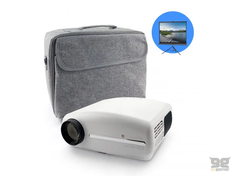 MAXBOX Projektor Z2 Full HD + torba 1920X1080P FULL HD NATIVNA, LED LTPS, 4600 LUMENA (260 ANSI), MANUELNI KEYSTONE, HDMI / VGA / AV / USBX2 / 3.5MM AUDIO OUTPUT