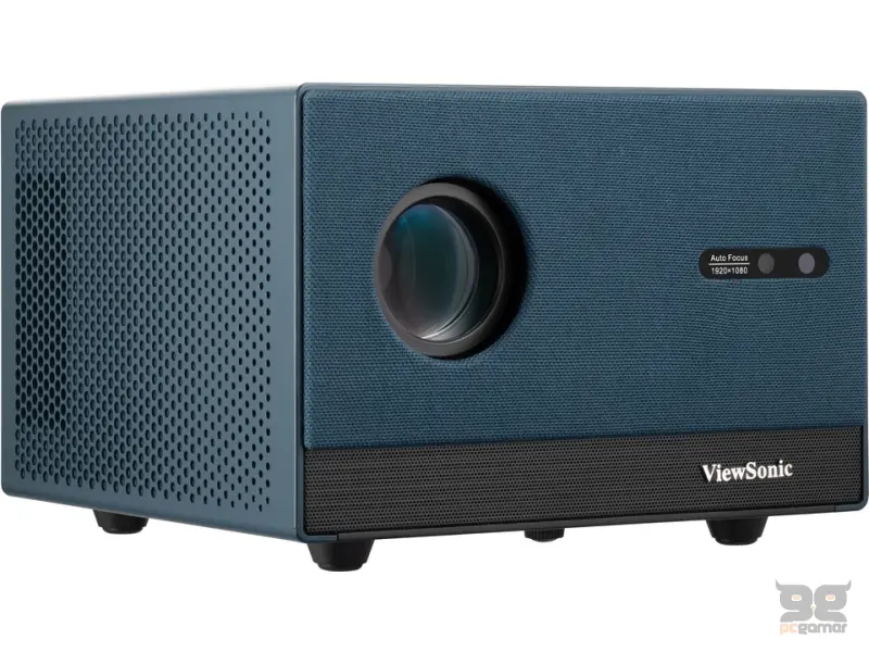 ViewSonic Projektor LX60HD 1080P, Smart LED, 630 (ANSI Lumens), 4200:1, 50"-140", VGA(640 x 480) to Full HD(1920 x 1080), Google TV, AV in, HDMI, 2x USB A, WiFi, Audio out, 2x 5W