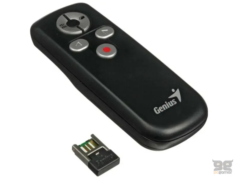 MEDIA POINTER 100, wireless presenter - advanced 2.4G wireless technology,gives up to 10 meters, laser pointer